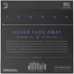 D'Addario XT Acoustic 80/20 Custom Light - Corzi Chitara Acustica 11-52 D'Addario - 2