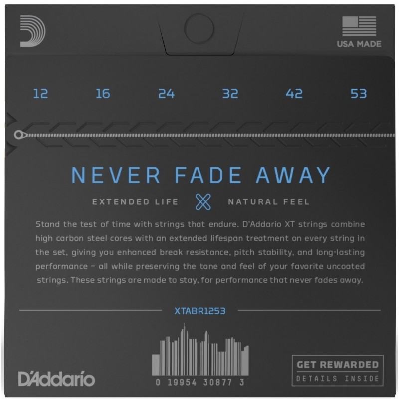 D'Addario XT Acoustic 80/20 Light - Corzi Chitara Acustica 12-53 D'Addario - 1