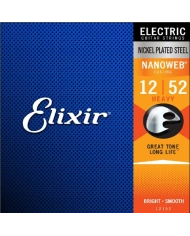 Elixir Nanoweb 12-52 - Set corzi chitara electrica