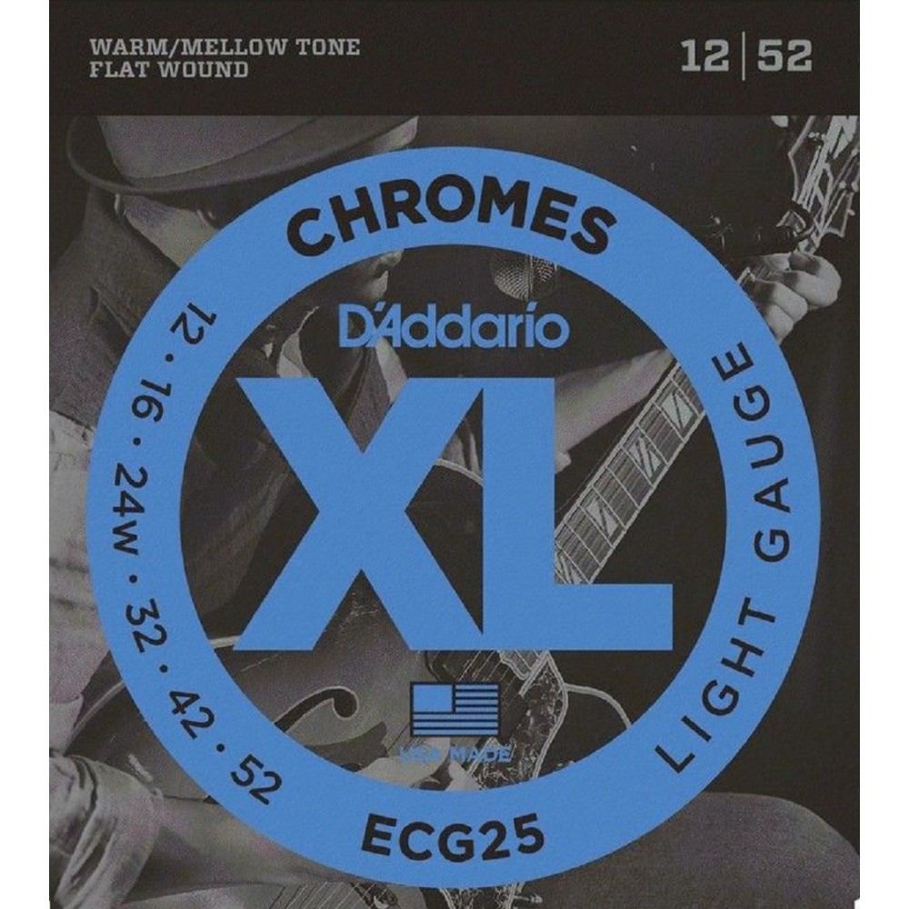 D'Addario ECG25 Chromez LT...
