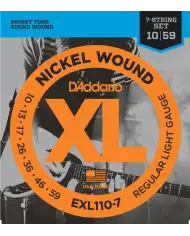 D'Addario EXL110-7 - Set 7 Corzi Chitara Electrica - 10-59