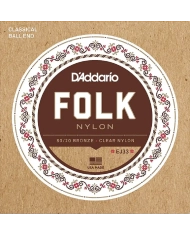 D'Addario EJ33C NYL 80/20 - Set Corzi Chitara Clasica