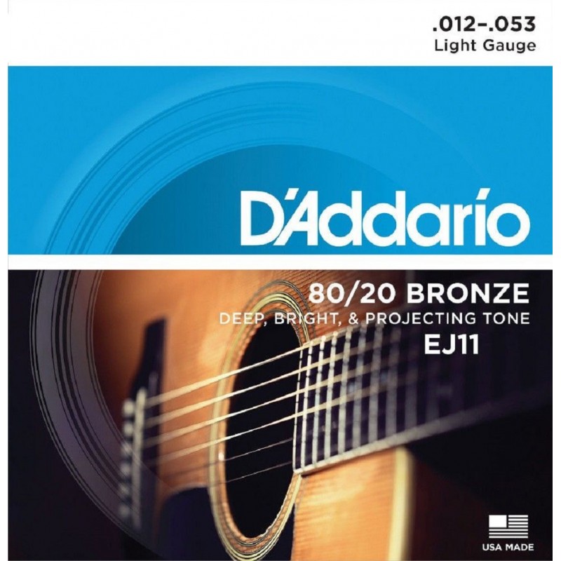 D'Addario EJ11 80/20 Bronze...