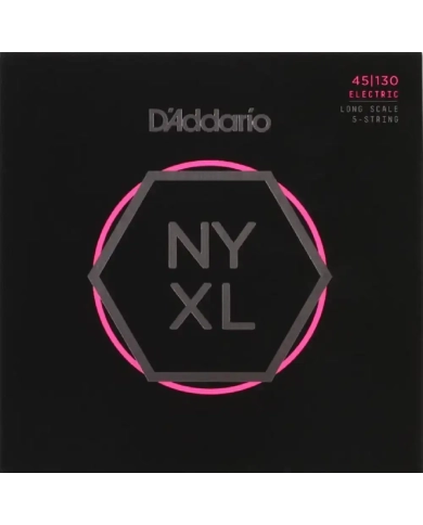 D'Addario NYXL45130 - Set 5 Corzi Bass 45-130