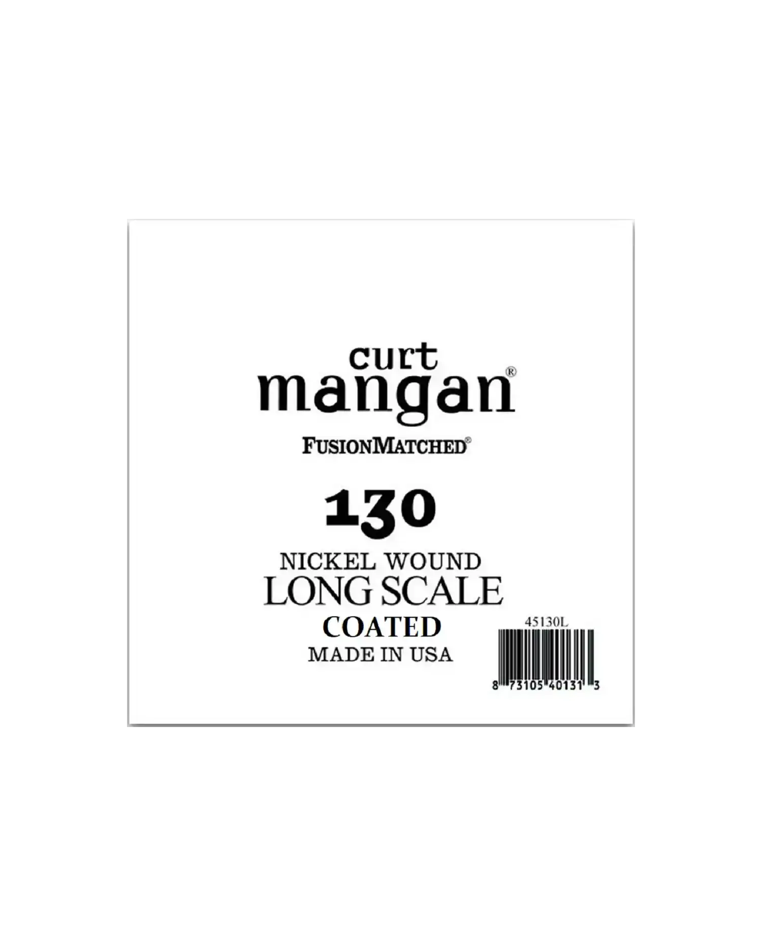 Curt Mangan 130 Nickel Coated - Coarda Bas Single