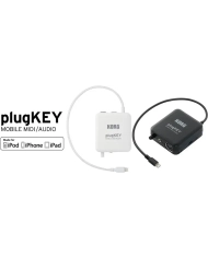 Korg plugKEY Black - Interfata MIDI/audio pentru iPhone/iPad