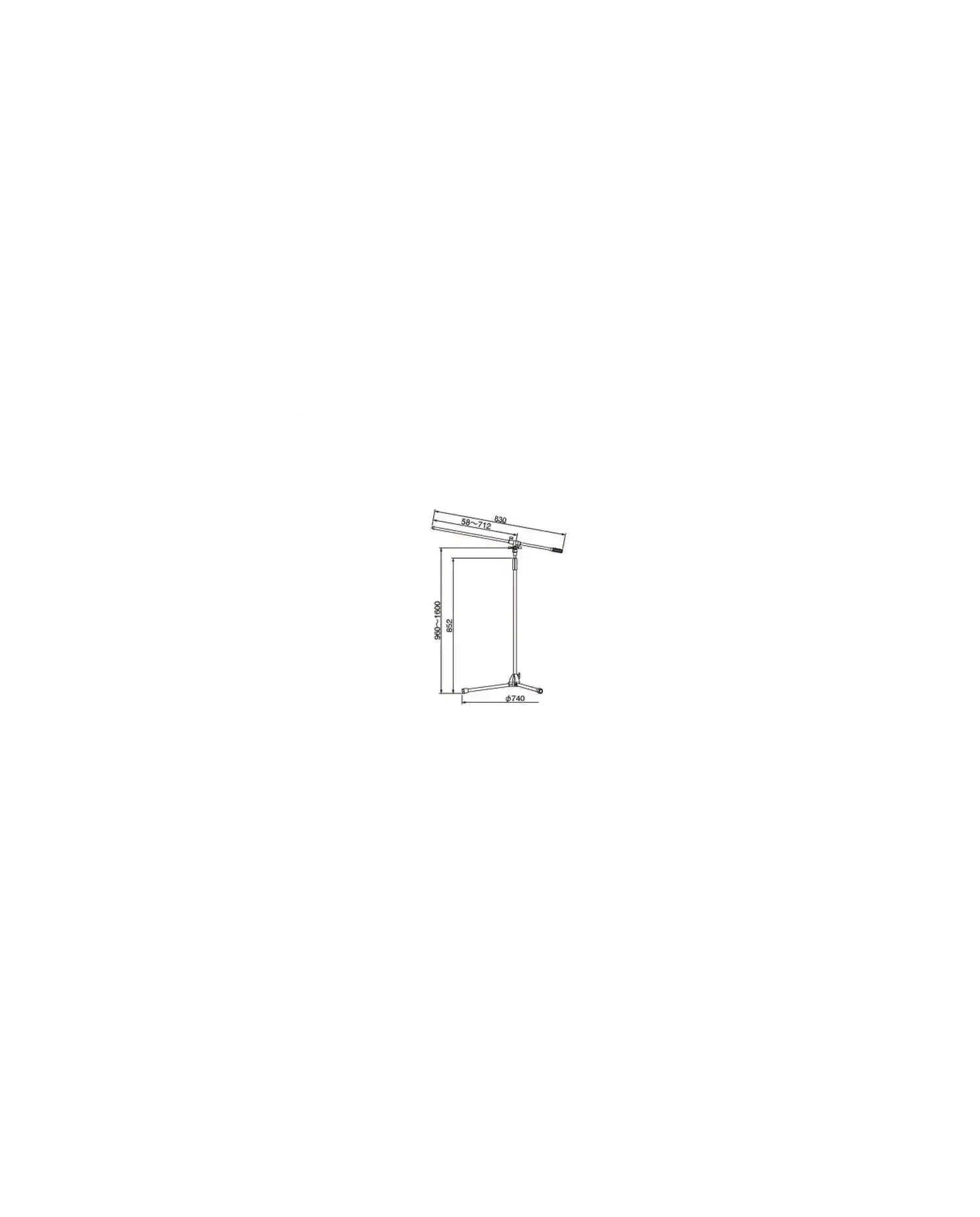 Tama MS205BK - Stativ microfon Tama - 2