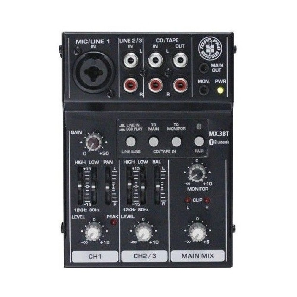 Topp Pro MX3BT - Mixer...