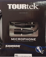 Samson Tourtek TM15 XLR-XLR - Cablu microfon 5m