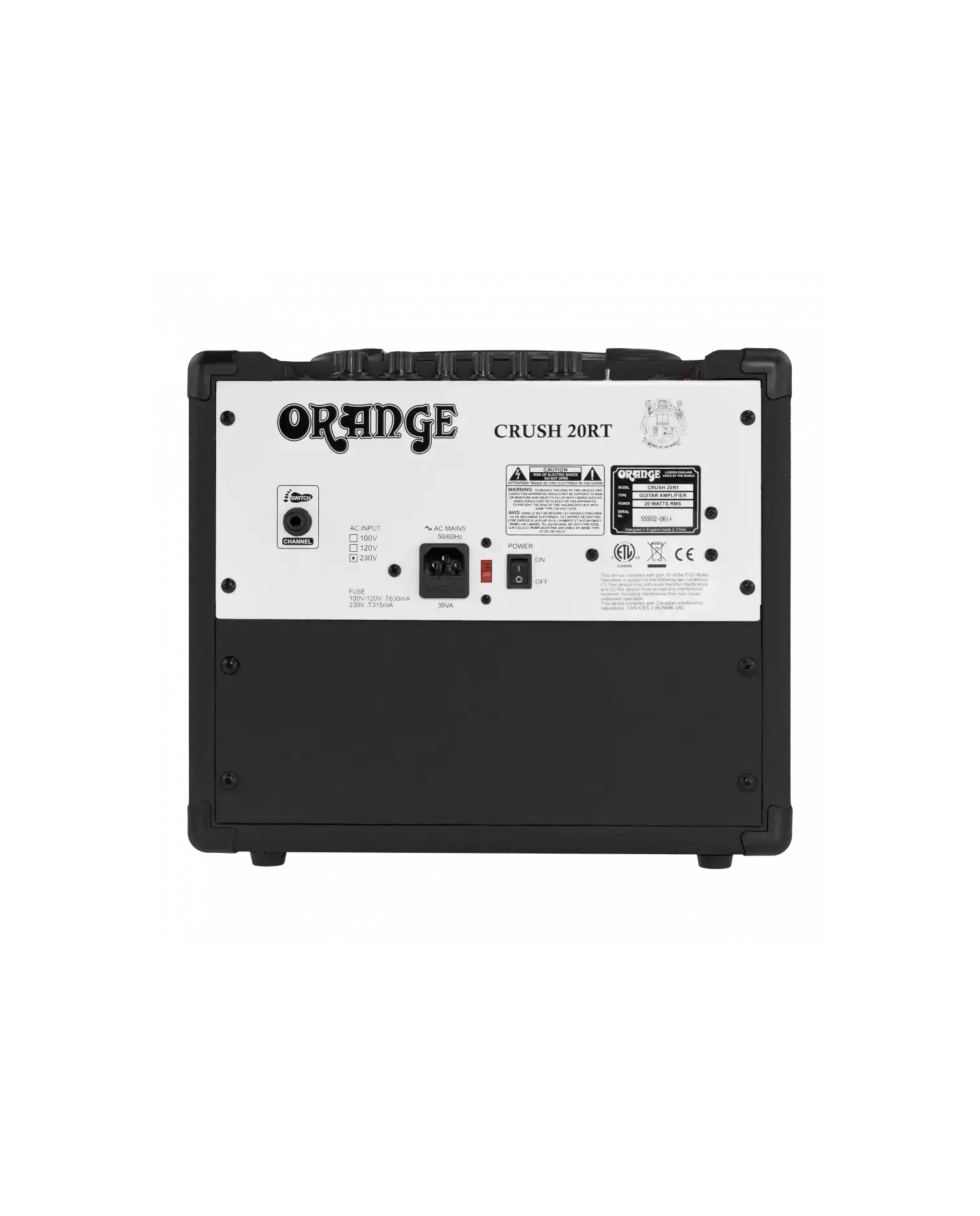 Orange Crush 20RT Black - Amplificator Chitara