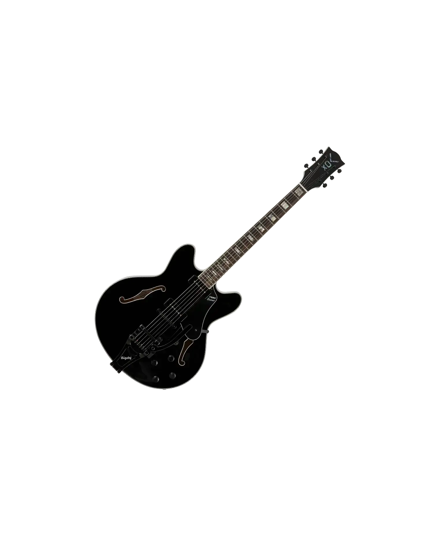 Vox Bobcat V90 Bigsby Black - Chitara electrica cu case