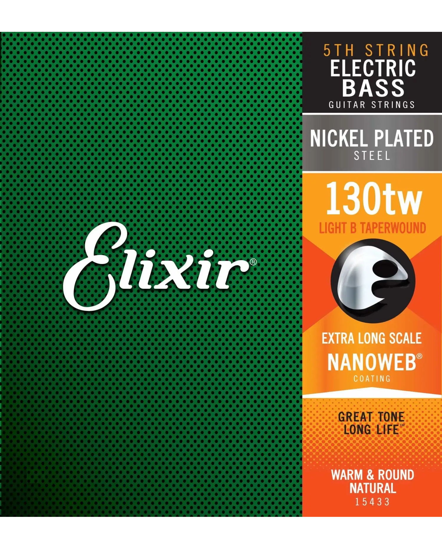 Elixir Nanoweb El Bass 5'th String Single XLong 130 - Coarda SI Chitara Bass