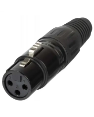 Proel - XLR3FVBK Conector XLR Mama
