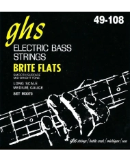 GHS M3075 Brite Flats - Set corzi chitara bass 49-108