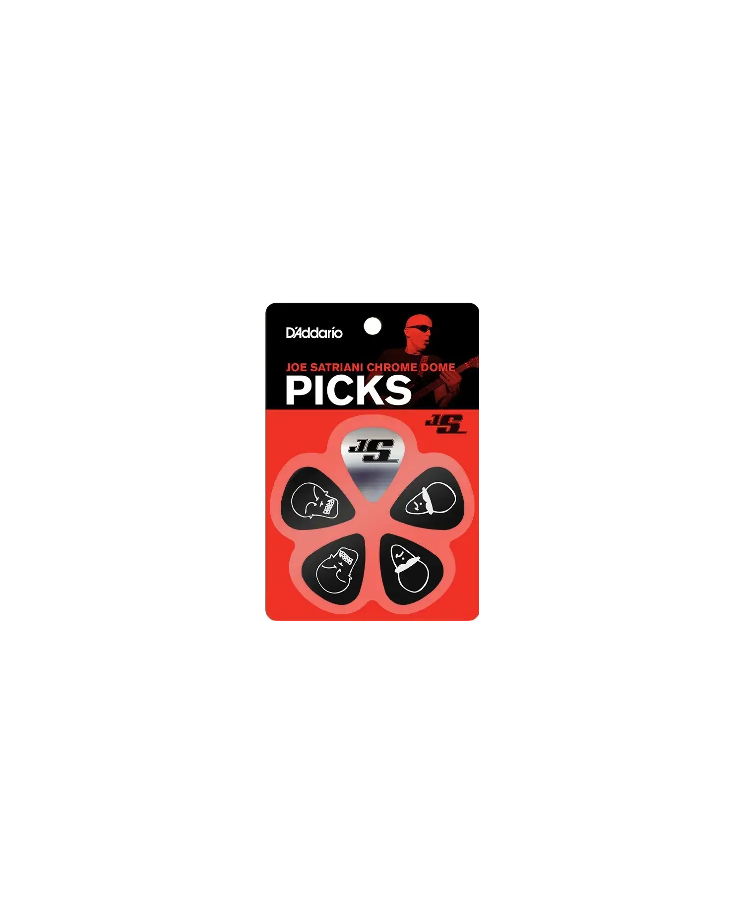D'Addario Satriani Chrome Dome - Set Pene Chitara