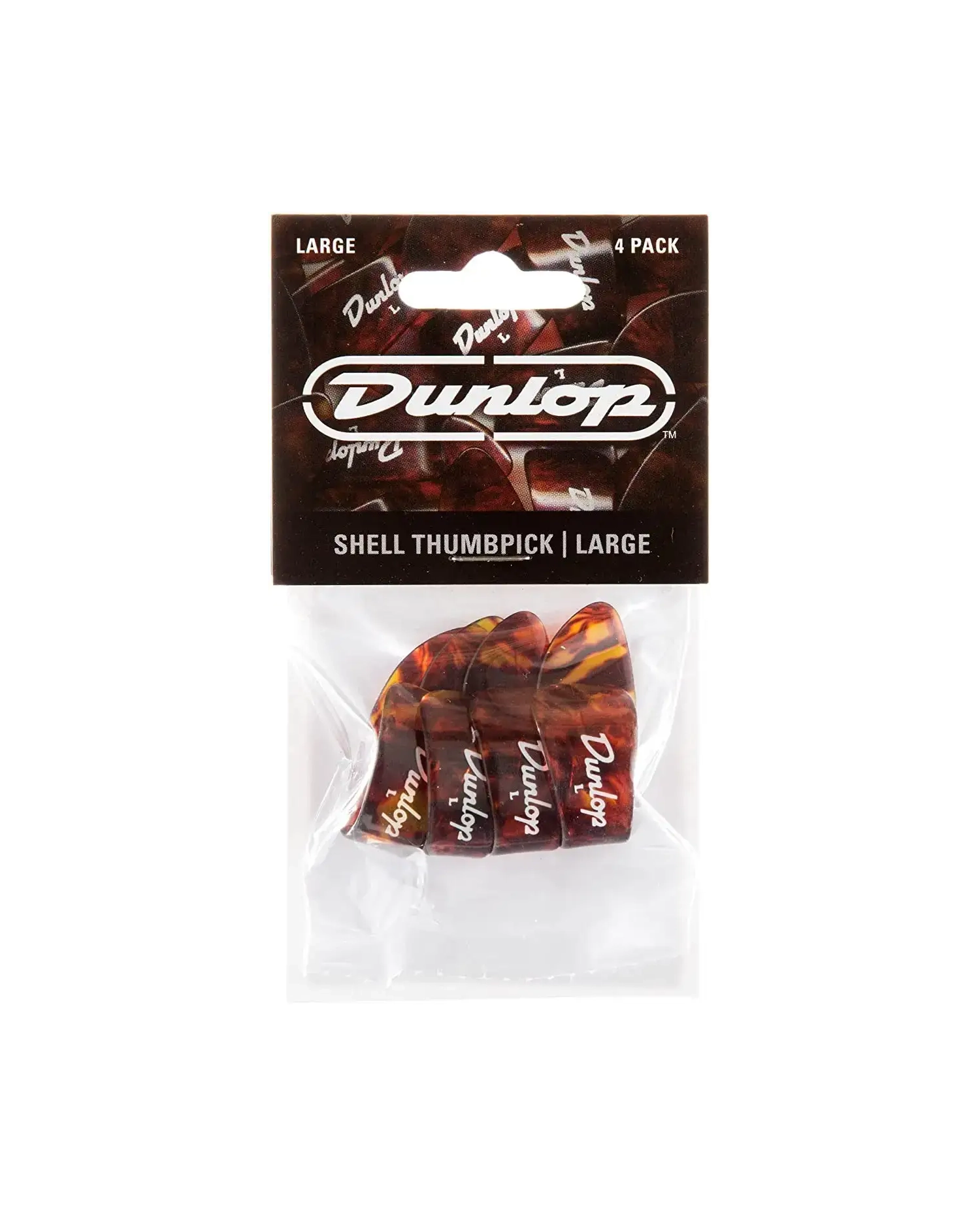 Dunlop 9023P Shell LRG Thumbpick - Set pene Chitara (4 buc)