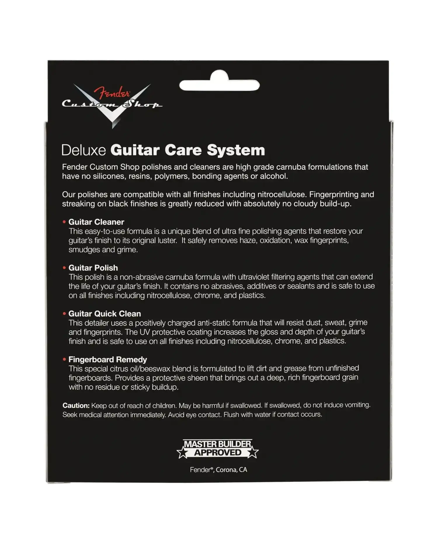 Fender Cs Dlx Guitar Care Kit 4 Pack - Set Intretinere Chitara