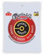 Martin MA140T 80/20 Lifespan 2.0 Light - Corzi Chitara Acustica 12-54