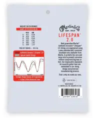 Martin MA140T 80/20 Lifespan 2.0 Light - Corzi Chitara Acustica 12-54
