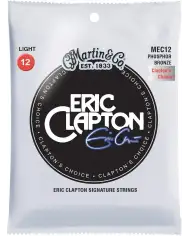 Martin MEC12 Eric Clapton Phosphor Bronze Light - Set Corzi Chitara Acustica 12-54