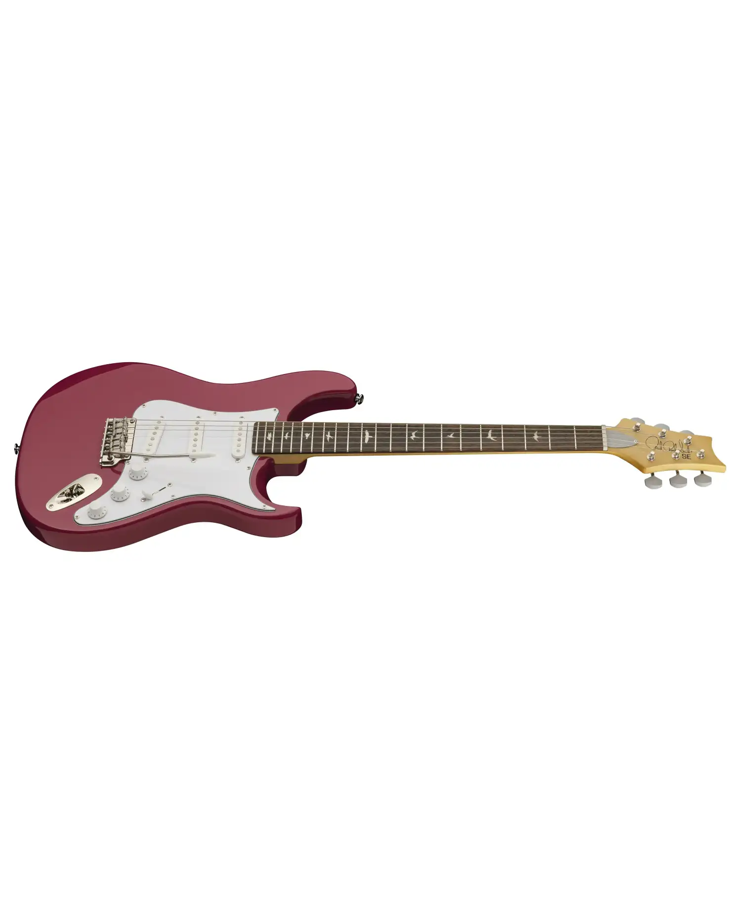 PRS SE Silver Sky Dragon Fruit - Chitara electrica cu husa
