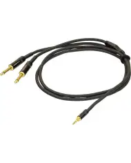 Proel CHLP170LU5 - 2xJack 6.35-Jack 3.5 mm - Cablu 5m