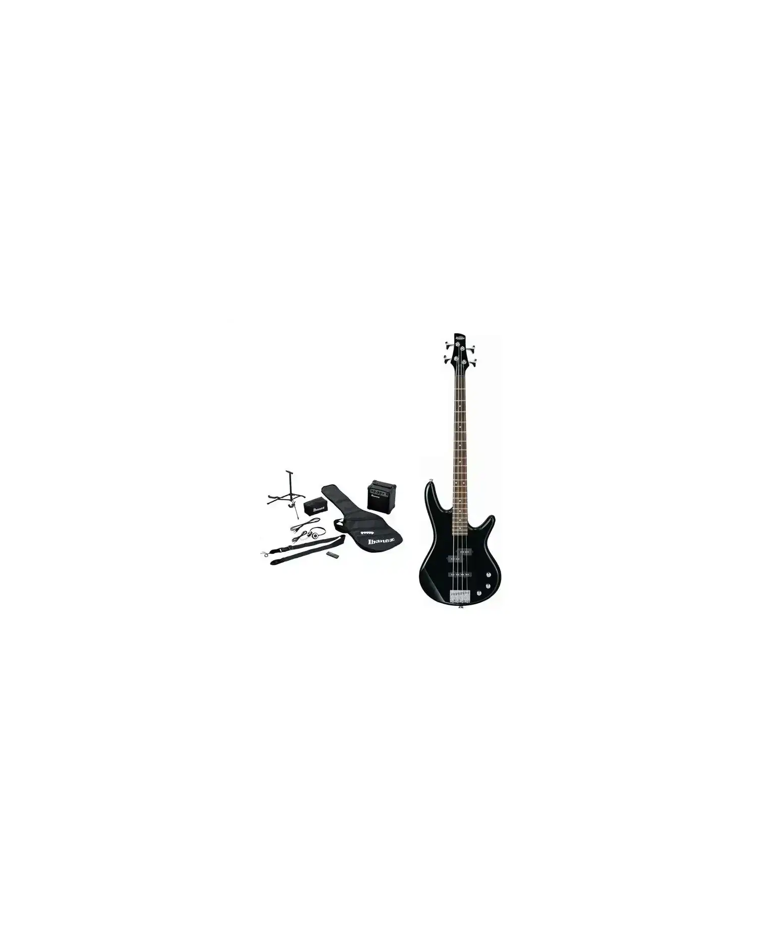 Ibanez IJSR190U Black - Pachet chitara bass cu accesorii Ibanez - 1