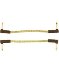 Fender Deluxe 6 Inst Cable TWD - Cablu Patch 15cm