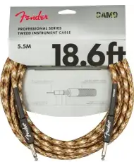 Fender Professional 18.6 Camo Jack-Jack - Cablu Instrument 5.5 m