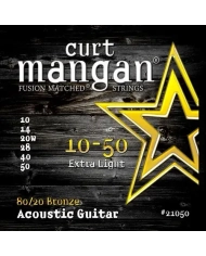 Curt Mangan 80/20 Bronze - Set Corzi Chitara Acustica 10-50