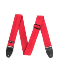 Dunlop DST70-01RD Deluxe Seatbelt Red Strap - Curea Chitara