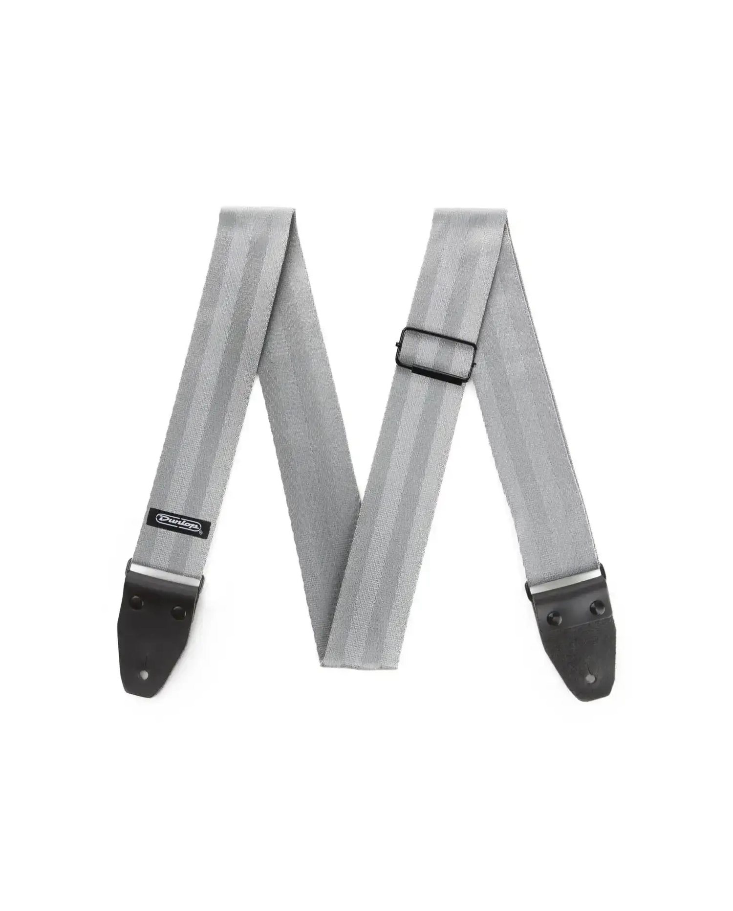 Dunlop DST70-01GY Deluxe Seatbelt Grey Strap - Curea Chitara