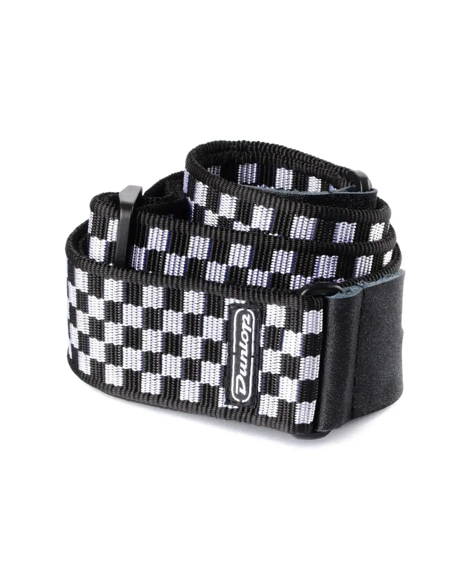 Dunlop D38-31BK Classic Black/White Check Strap - Curea Chitara