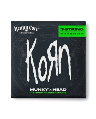 Dunlop KRHCN1065-7 Heavy Core Korn - Set 7 Corzi Chitara Electrica 10-65