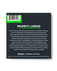 Dunlop KRHCN1065-7 Heavy Core Korn - Set 7 Corzi Chitara Electrica 10-65