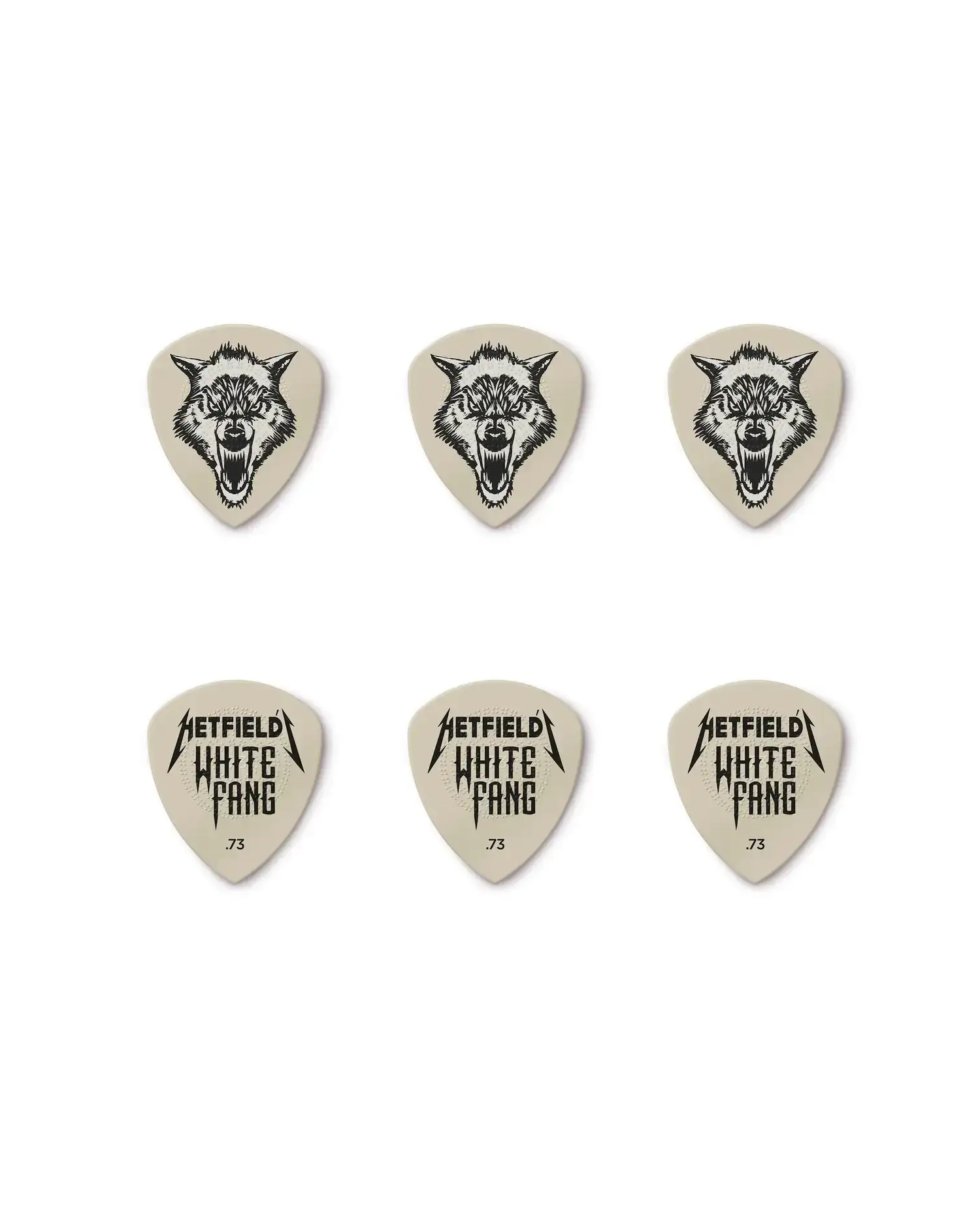 Dunlop PH122P.73 White Fang - Set 6 Pene Chitara