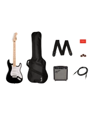 Squier Sonic Strat Pack BLK - Pachet Chitara electrica