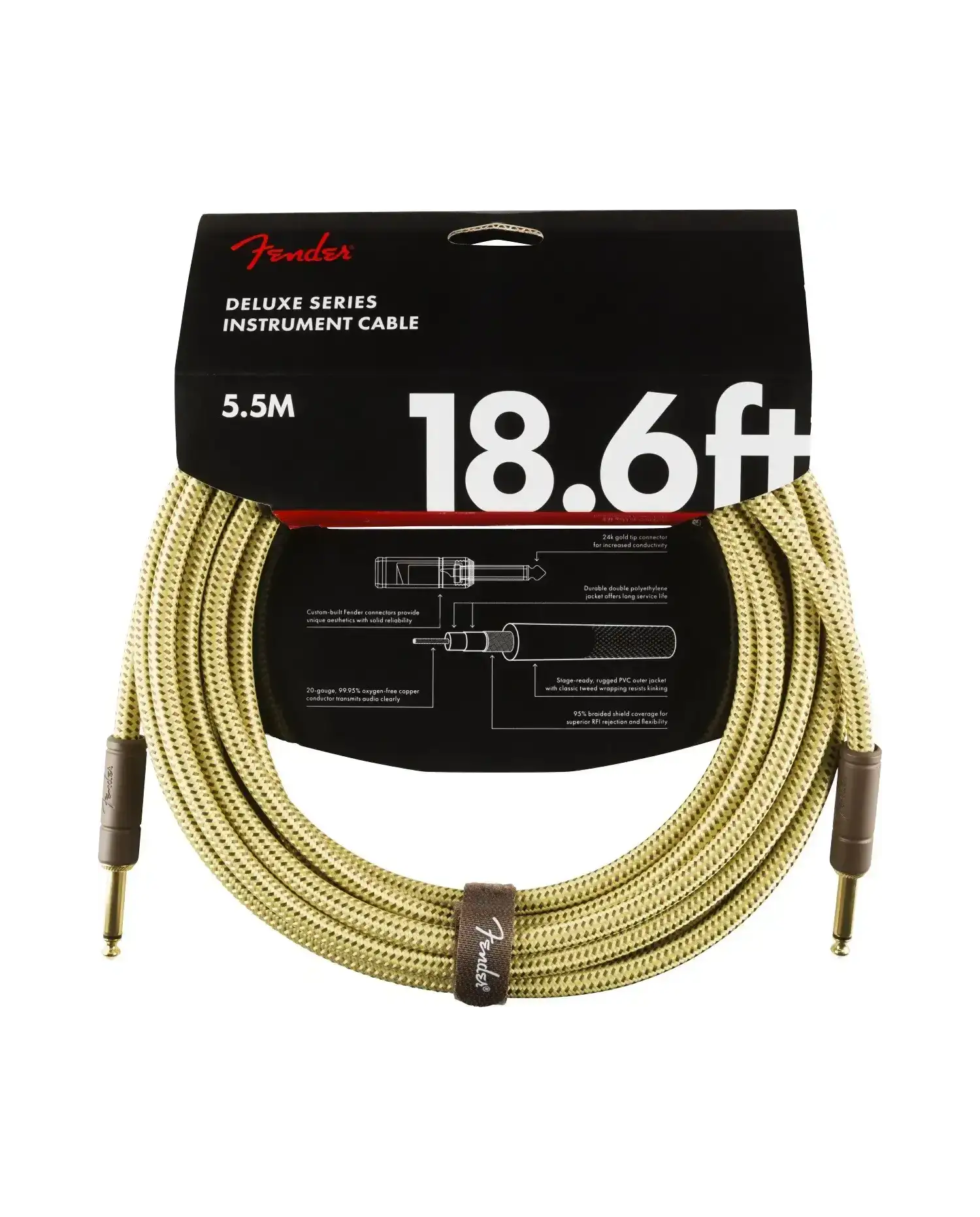 Fender Deluxe Tweed - Cablu chitara