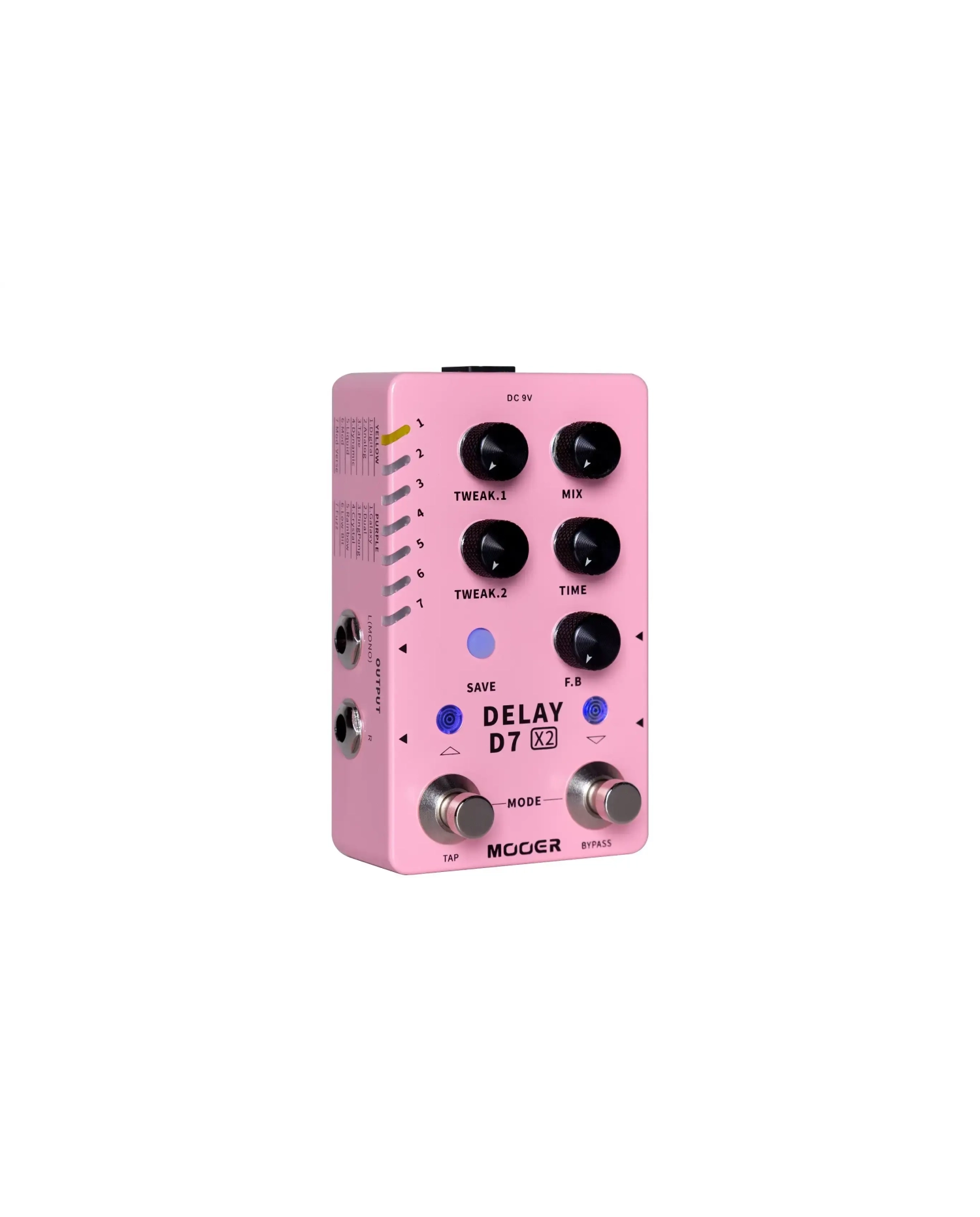 MOOER D7 X2 - Delay Digital