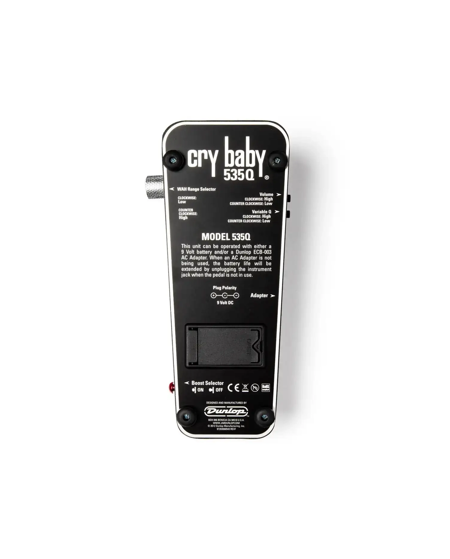 Dunlop 535Q Crybaby Q-BK- Pedala Wah Chitara