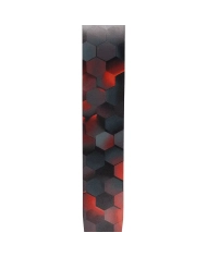 D'Addario 2.5 Printed Red Hex - Curea chitara