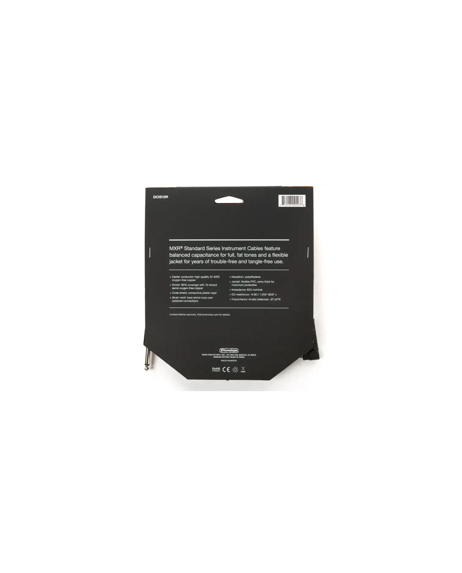 MXR DCIS10R - Cablu Instrument 3m
