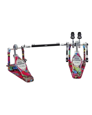 Tama HP900RWMPR Iron Cobra Rolling Glide Psychedelic Rainbow - Pedala Dubla Toba
