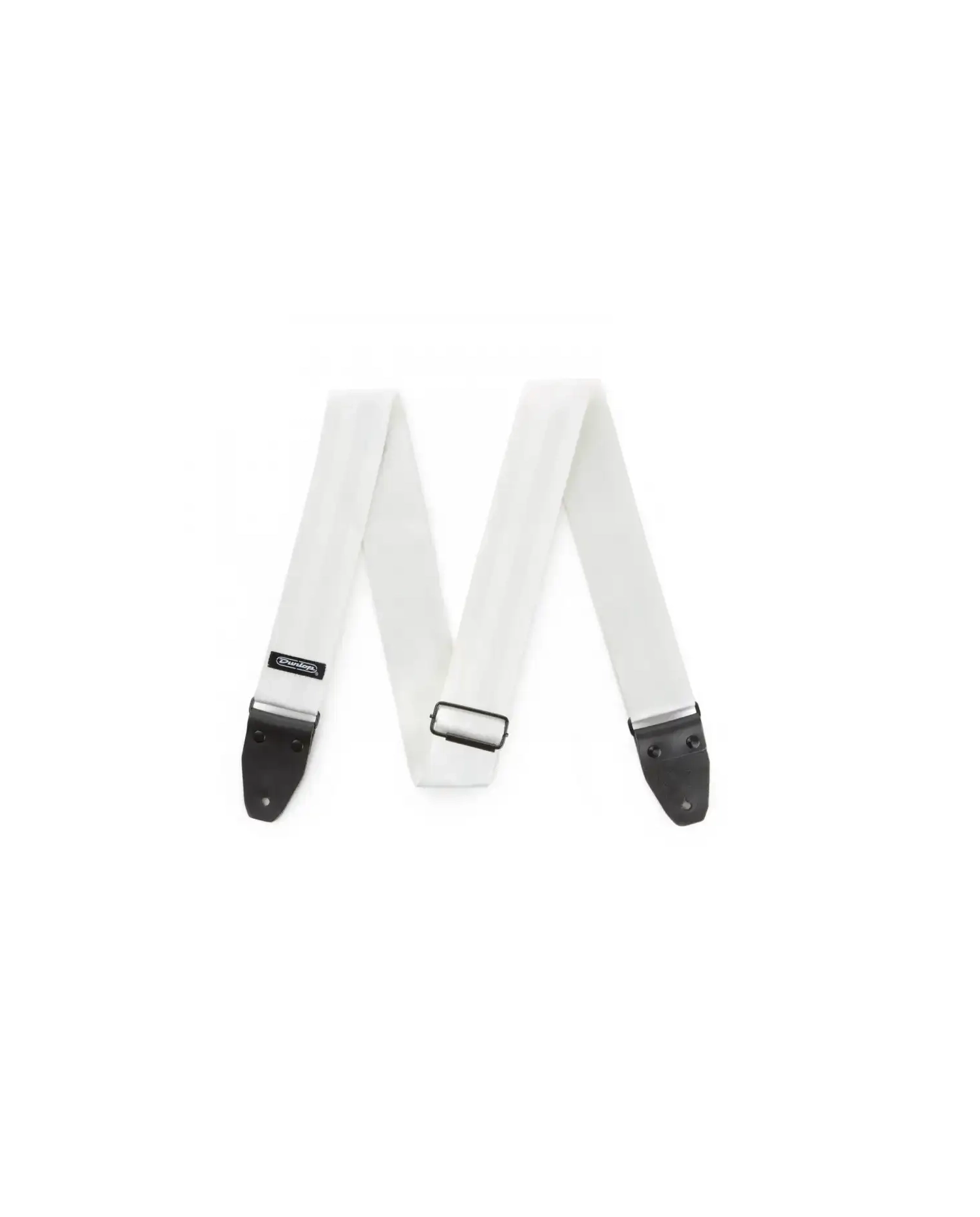 Dunlop DST70-01WH Deluxe Seatbelt White Strap - Curea Chitara