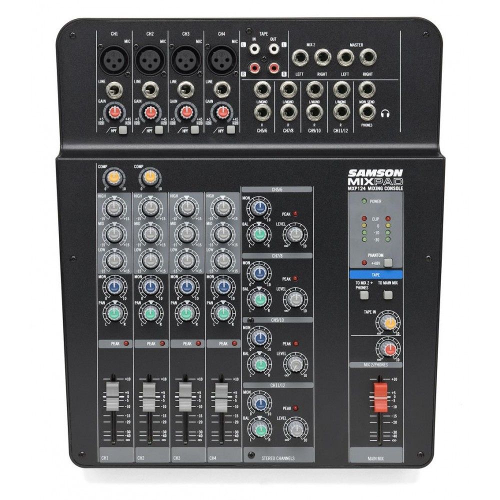 Samson Mixpad MXP124 - Mixer neamplificat Samson - 1