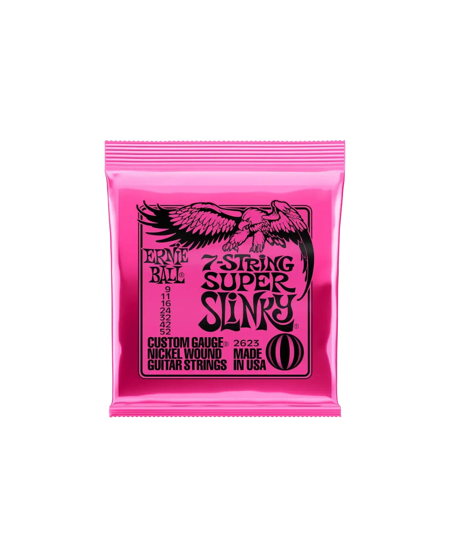 Ernie Ball 7-String Super Slinky 09-52 - Set corzi chitara electrica