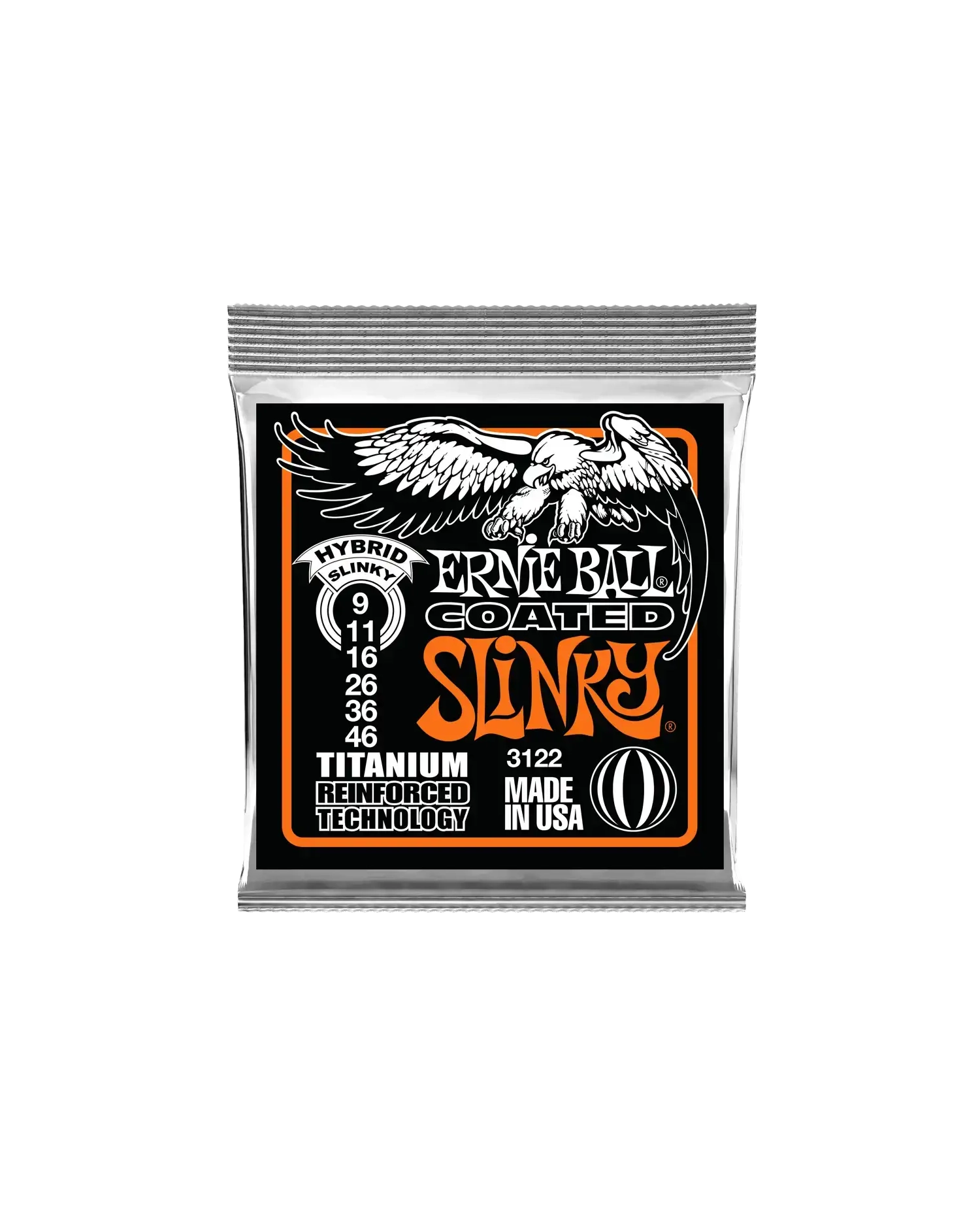 Ernie Ball Hybrid Slinky Coated 09-46 - Set corzi chitara electrica