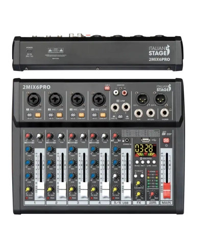Italian Stage 2MIX6PRO - Mixer Neamplificat