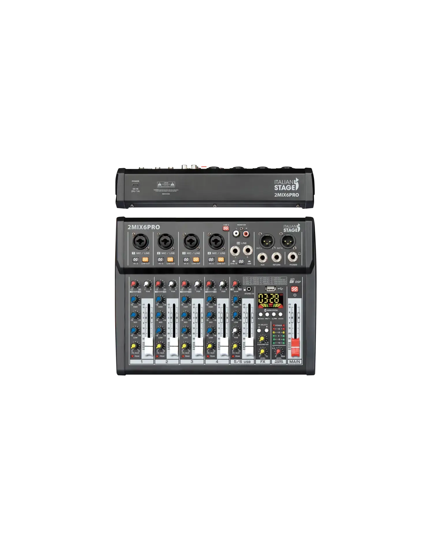 Italian Stage 2MIX6PRO - Mixer Neamplificat