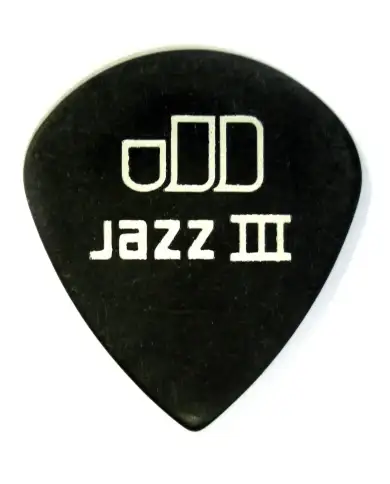 Dunlop 482R1.0 Jazz III Pitch Black - Pana chitara Dunlop - 1